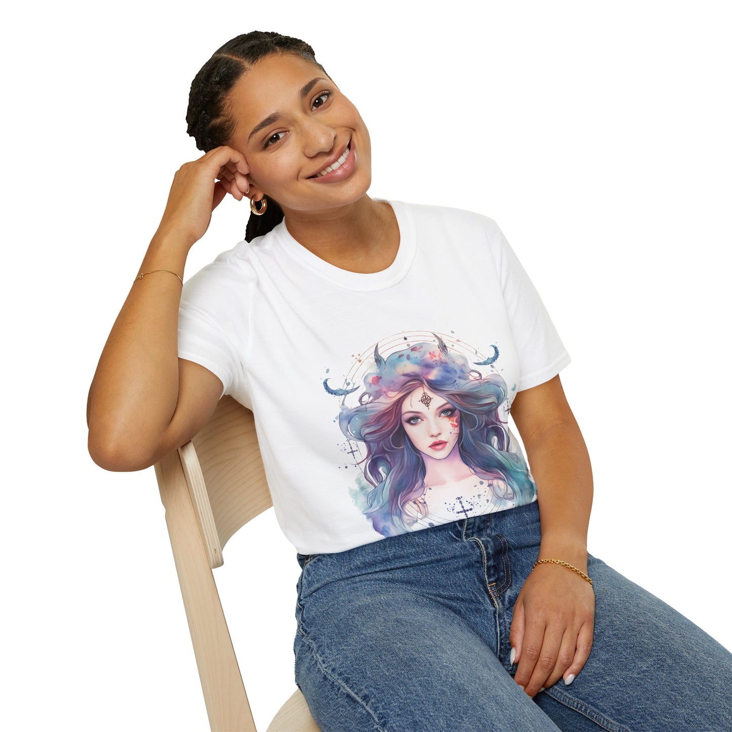 Virgo Zodiac Sign Unisex Softstyle T-Shirt