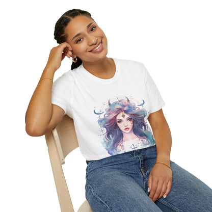 Virgo Zodiac Sign Unisex Softstyle T-Shirt