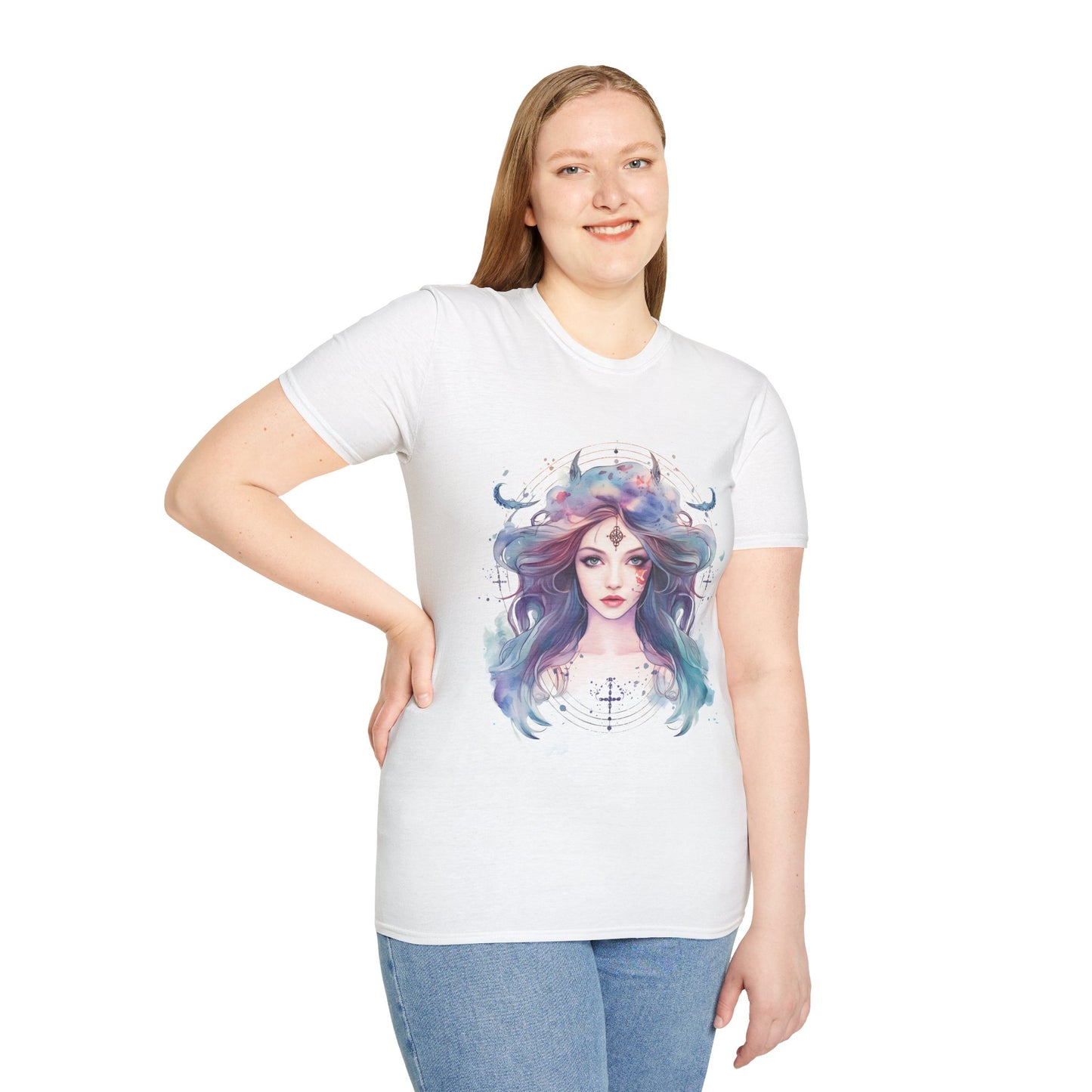 Virgo Zodiac Sign Unisex Softstyle T-Shirt