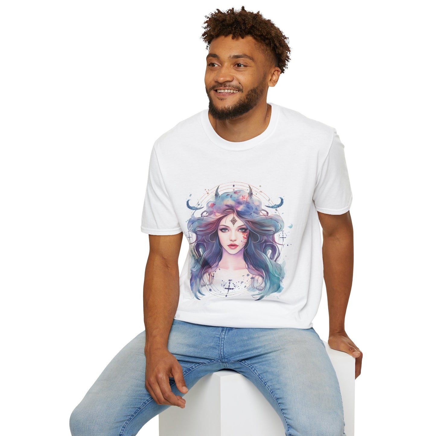 Virgo Zodiac Sign Unisex Softstyle T-Shirt