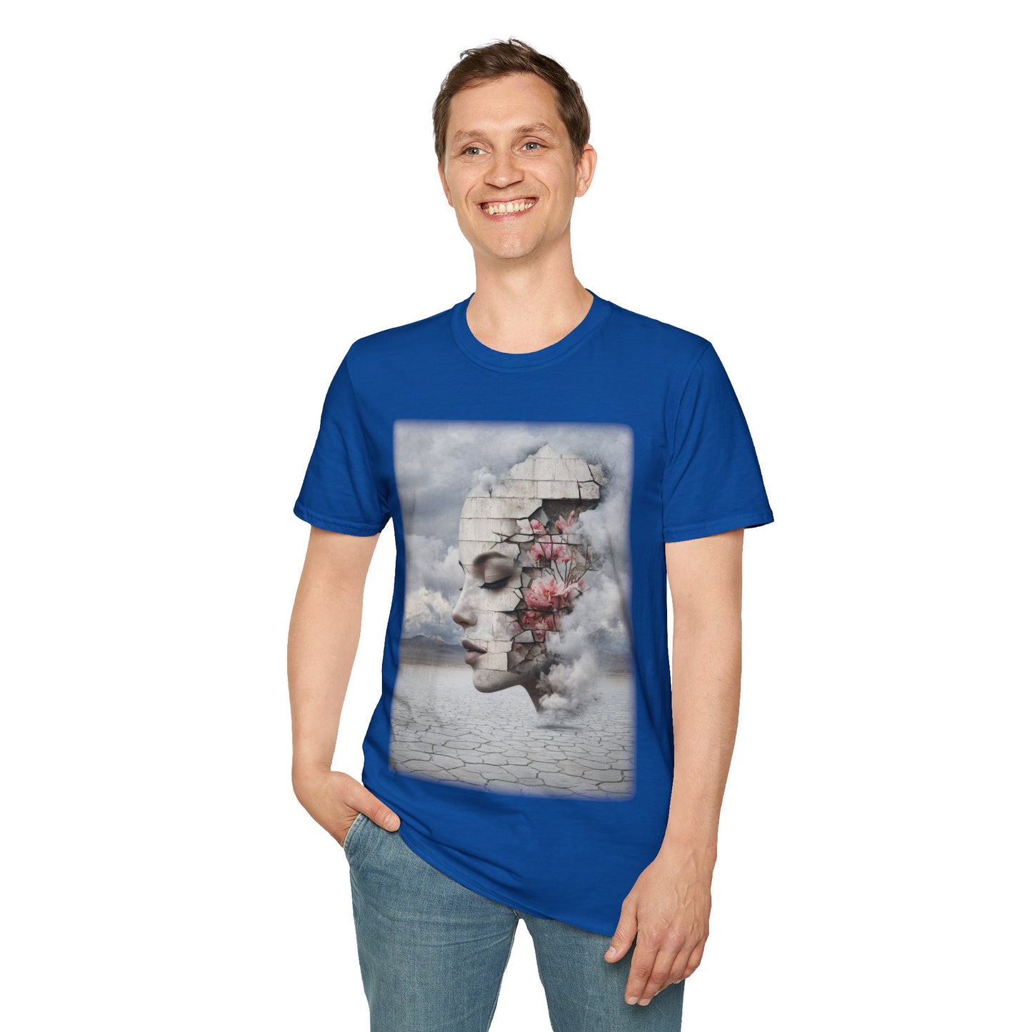 Surreal Shattered Dreams Design 4 Unisex Softstyle T-Shirt