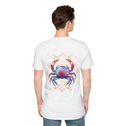 Cancer Zodiac Sign Unisex Softstyle T-Shirt