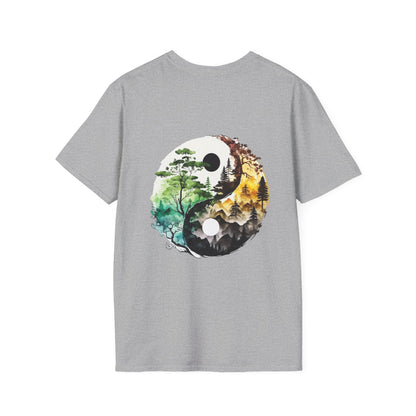 Yin Yang Design 1 Unisex Softstyle T-Shirt