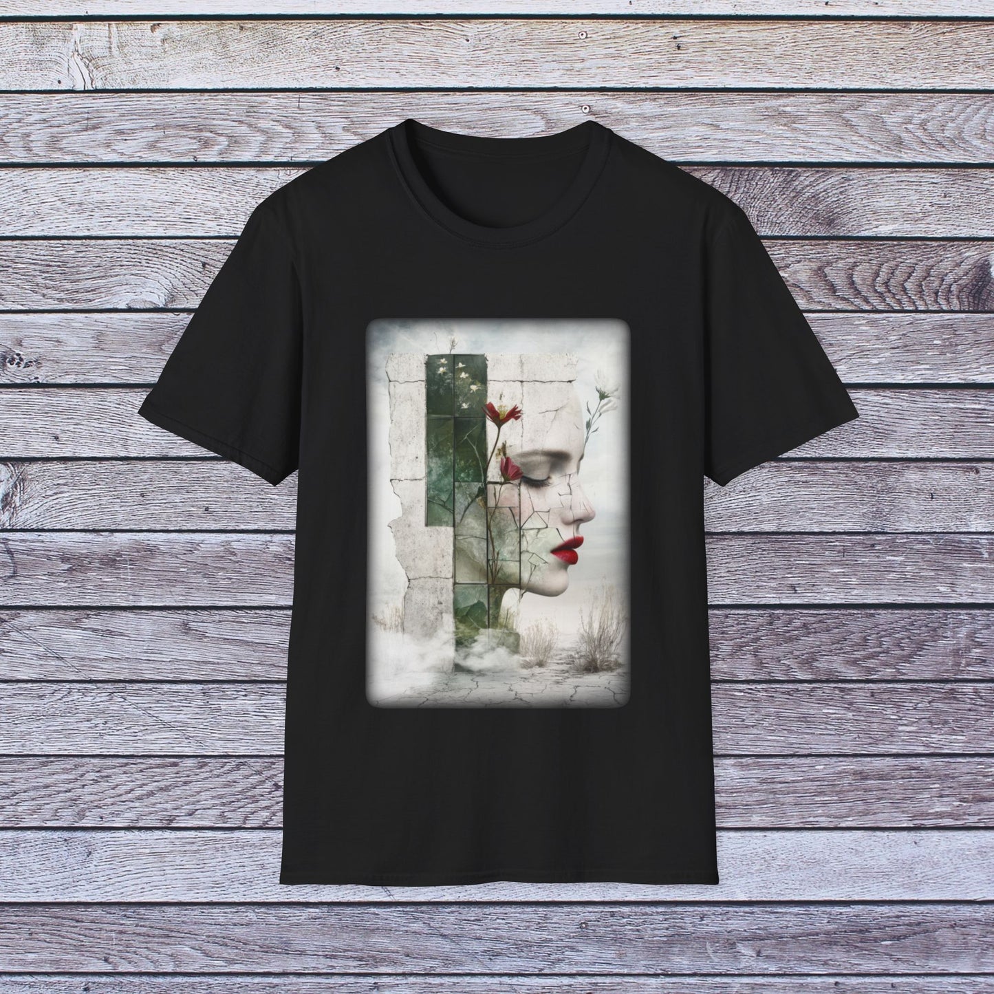 Surreal Shattered Dreams Design 1 Unisex Softstyle T-Shirt