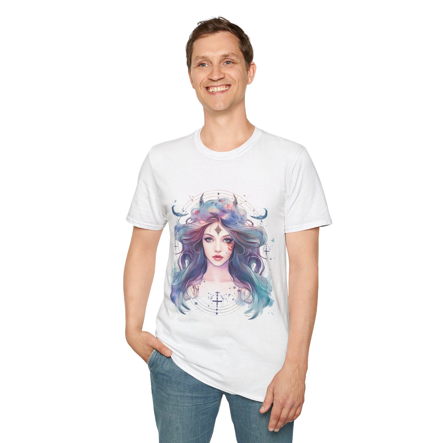 Virgo Zodiac Sign Unisex Softstyle T-Shirt