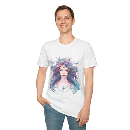 Virgo Zodiac Sign Unisex Softstyle T-Shirt