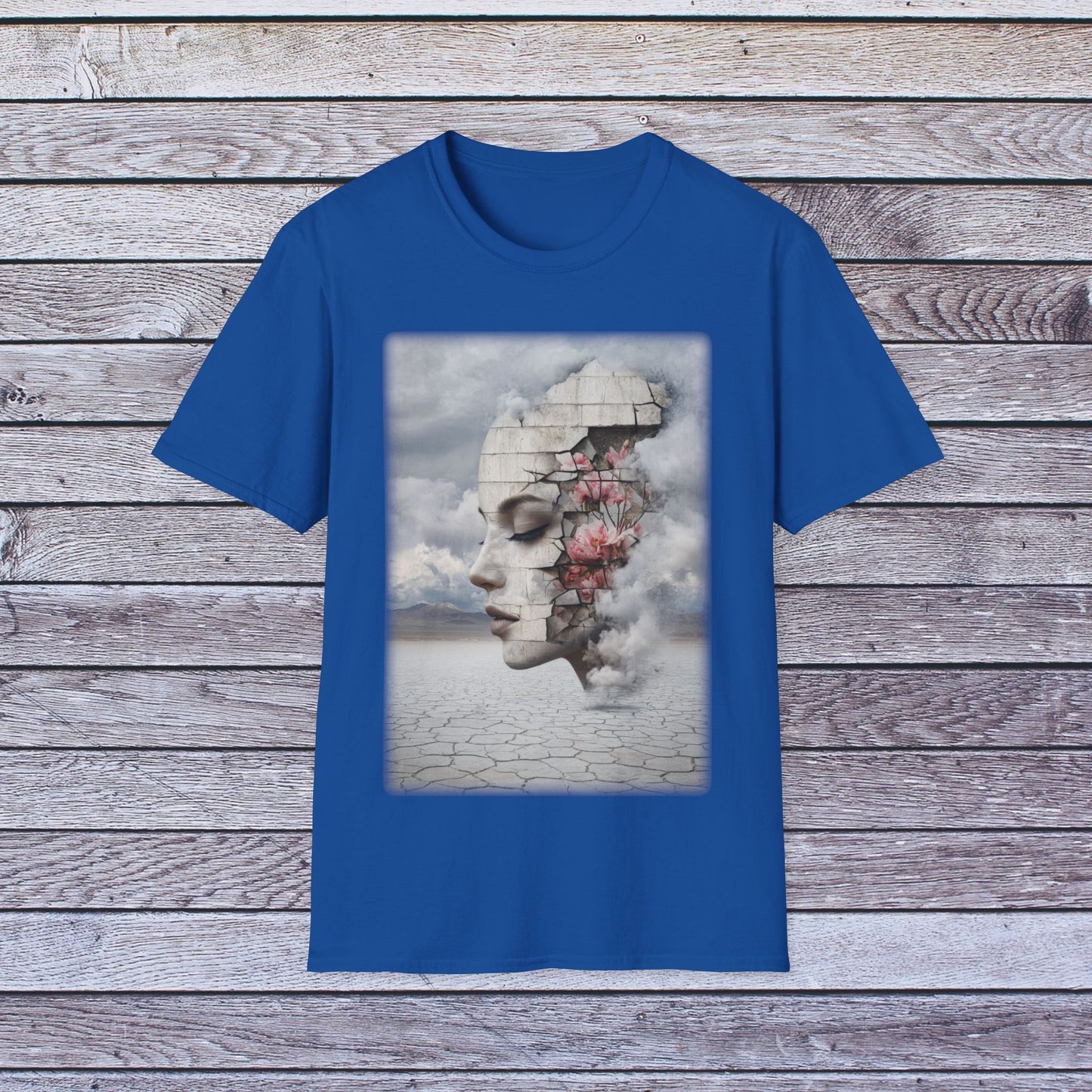 Surreal Shattered Dreams Design 4 Unisex Softstyle T-Shirt