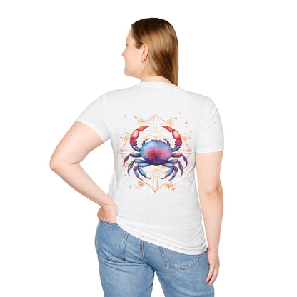 Cancer Zodiac Sign Unisex Softstyle T-Shirt