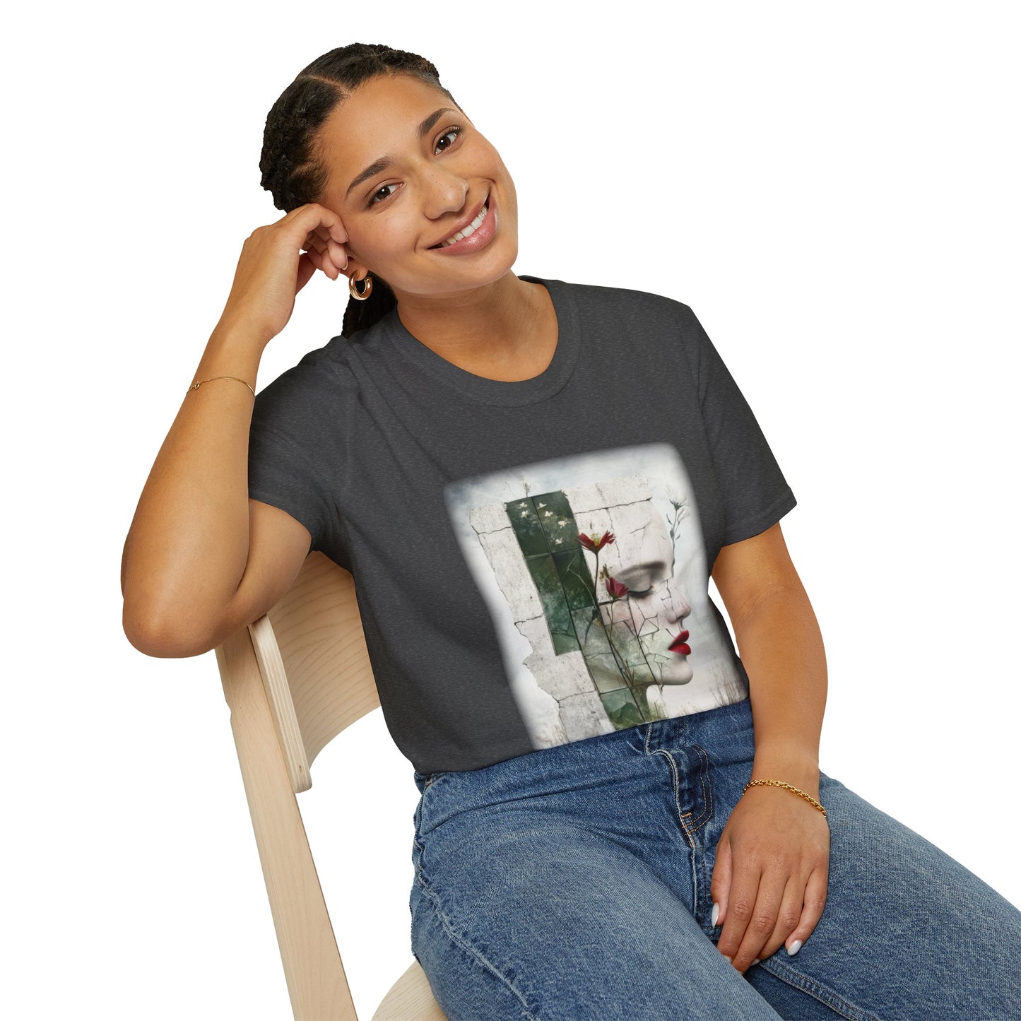 Surreal Shattered Dreams Design 1 Unisex Softstyle T-Shirt