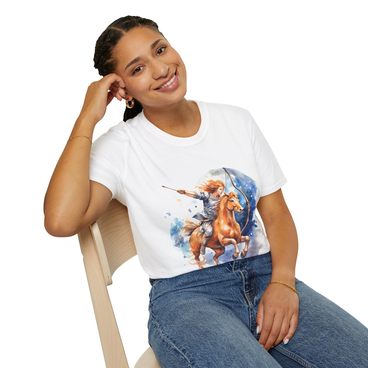 Sagittarius Zodiac Sign Unisex Softstyle T-Shirt