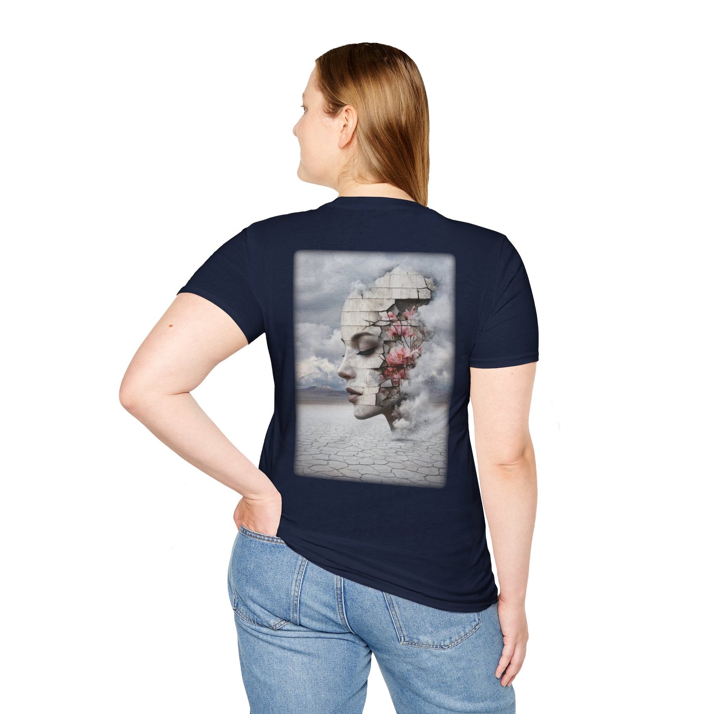 Surreal Shattered Dreams Design 4 Unisex Softstyle T-Shirt