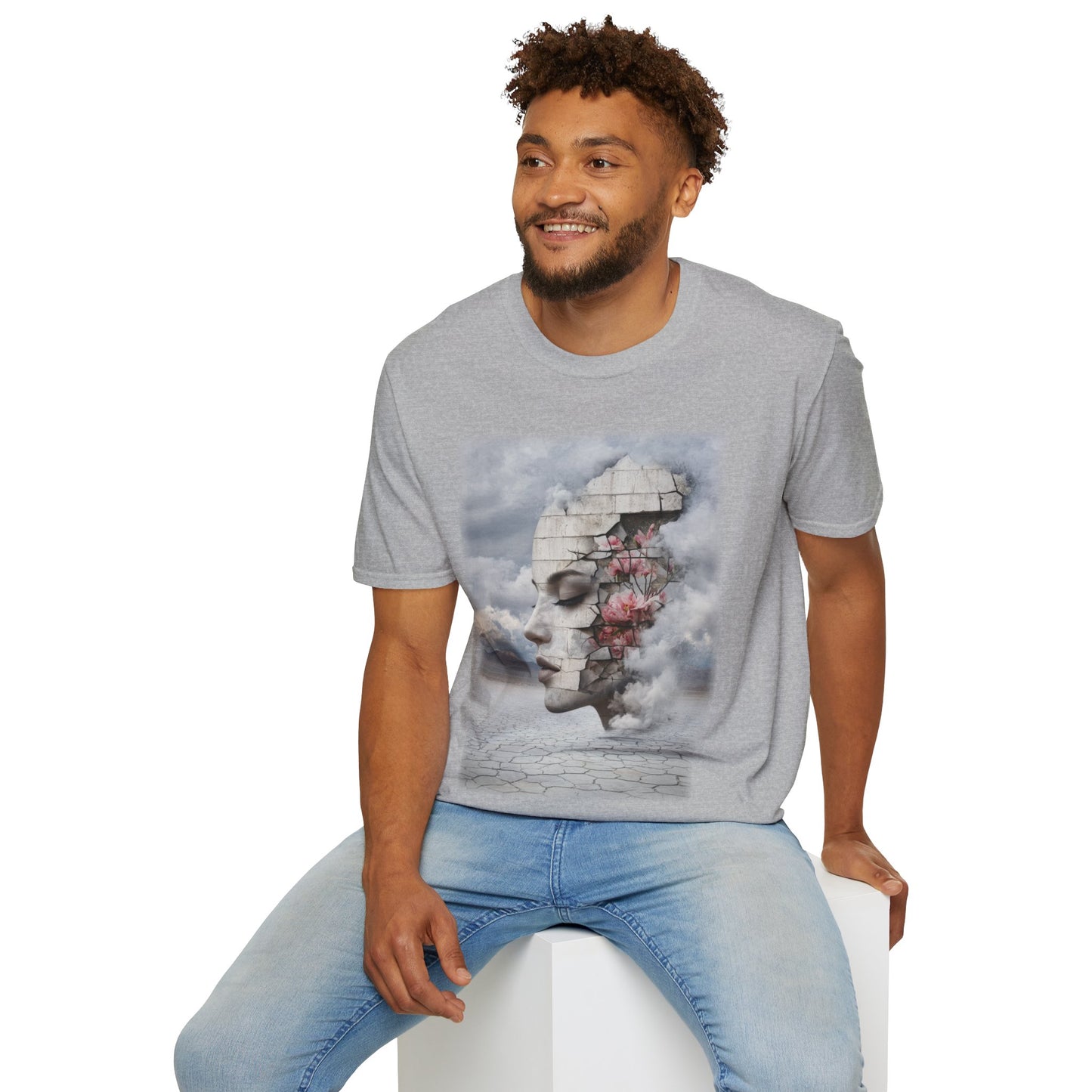 Surreal Shattered Dreams Design 4 Unisex Softstyle T-Shirt