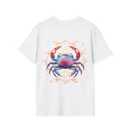 Cancer Zodiac Sign Unisex Softstyle T-Shirt
